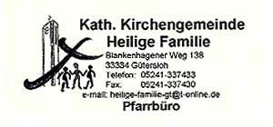 Referenz Heilige Familie Gütersloh